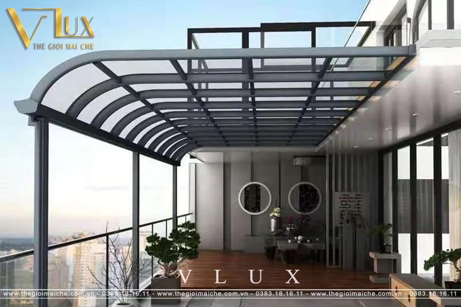 Mái Hiên Cao Cấp Vlux02