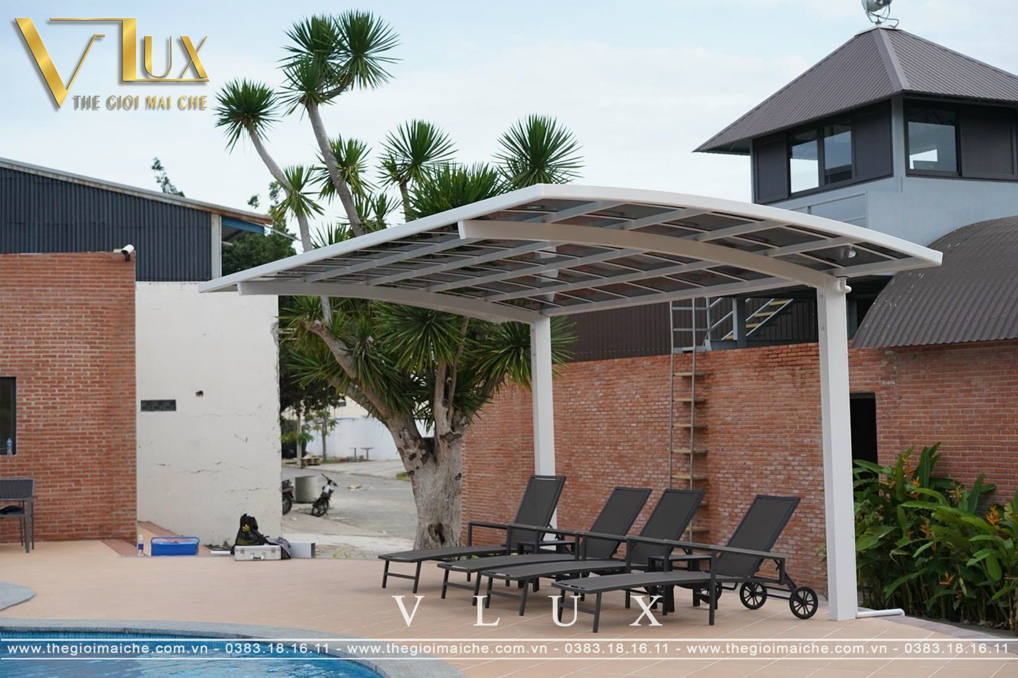 Mái hiên cao cấp Vlux 02